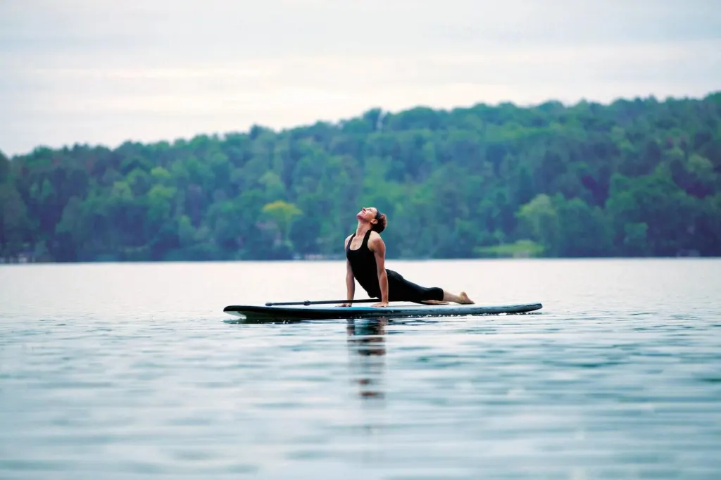 SUP activity at Canyon Ranch Lenox luxury wellness retreat East Coast